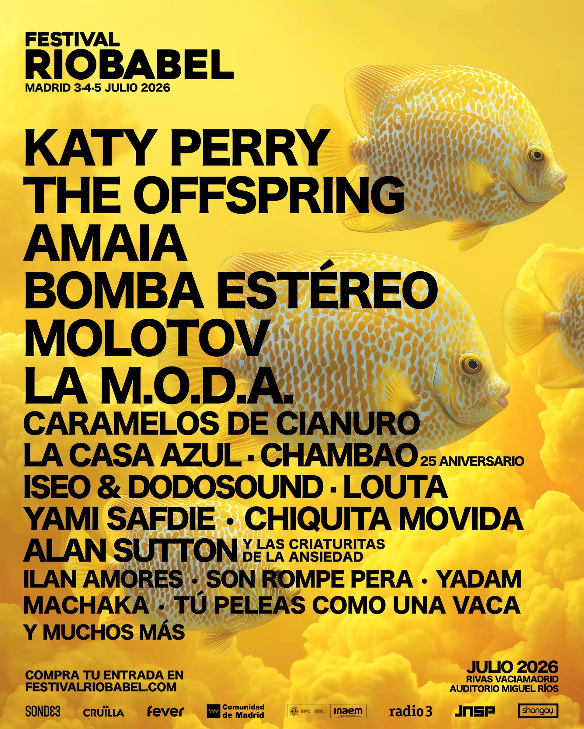 Río Babel 2026 sigue ampliando su cartel con nuevas incorporaciones