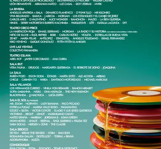 Desvelada la programación completa de Inverfest 2026. Una duodécima edición contará con un total de 123 conciertos en 12 recintos de Madrid.
