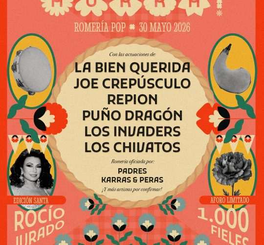 Hurra! Romería Pop celebrará en Zamora a Rocío Jurado el próximo sábado 30 de mayo, en Las Aceñas de Cabañales, a las orillas del río Duero.