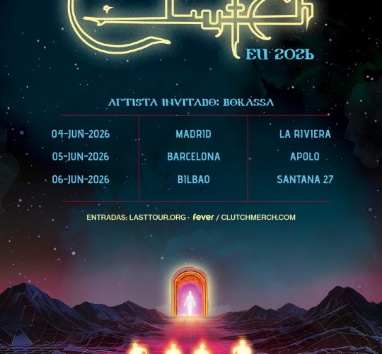 Clutch anuncia su esperado regreso al Estado con tres conciertos confirmados en junio de este año 2026 en salas de Madrid, Barcelona y Bilbao