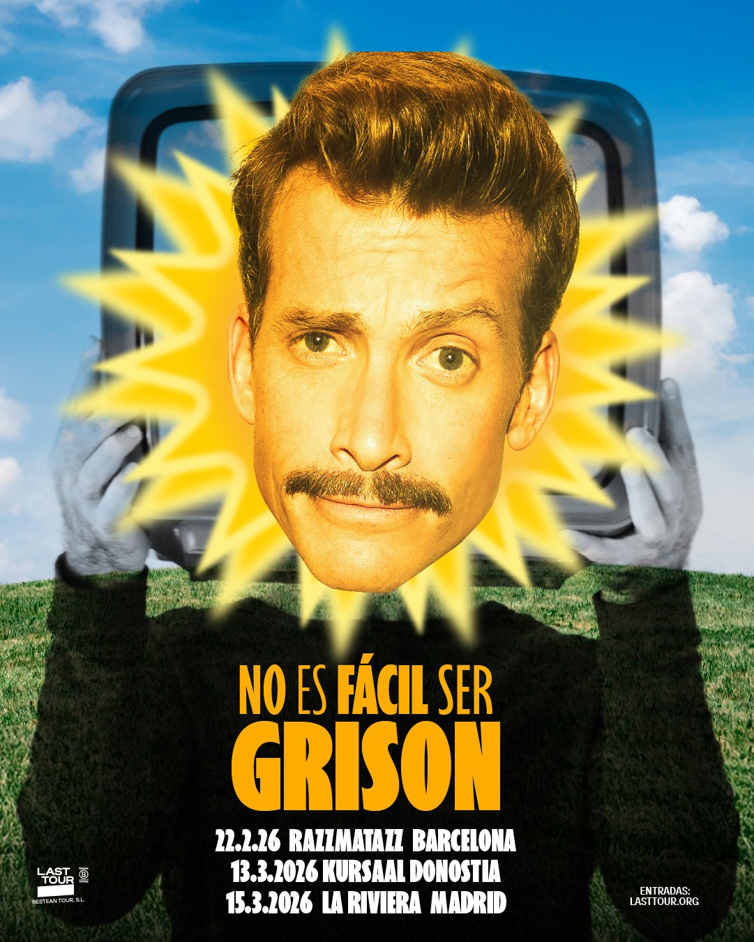 'No es fácil ser Grison' ni en Barcelona, ni en Donostia ni en Madrid. Espectáculas en estas tres ciudades durante el próximo mes de marzo