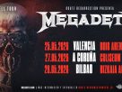 Megadeth tocará en Valencia, A Coruña y Bilbao en su gira de despedida. Los conciertos tendrán lugar en mayo, con Dave Mustaine al frente