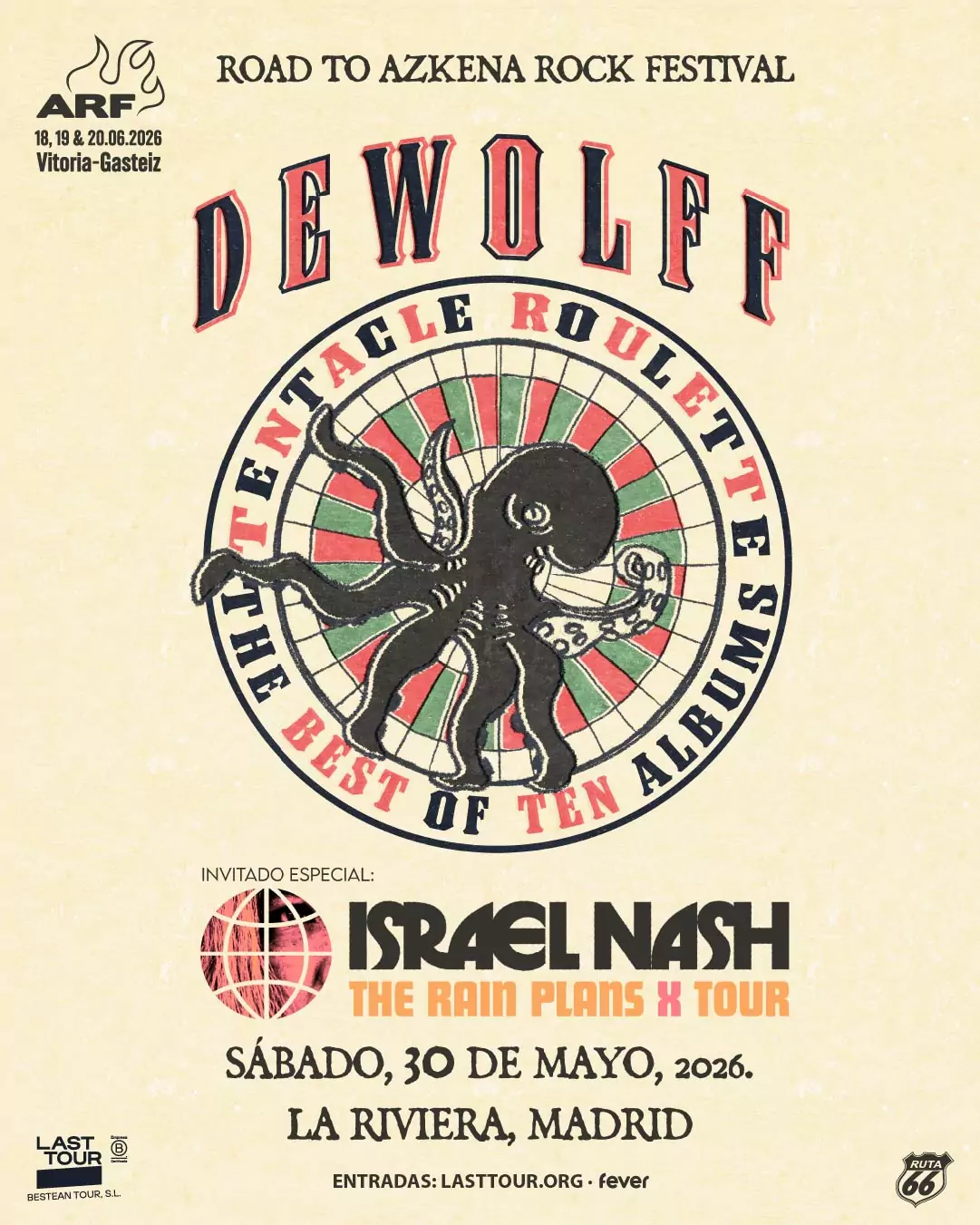 El próximo 30 de mayo, La Riviera de Madrid acogerá un doble concierto con DeWolff como cabeza de cartel e Israel Nash como artista invitado