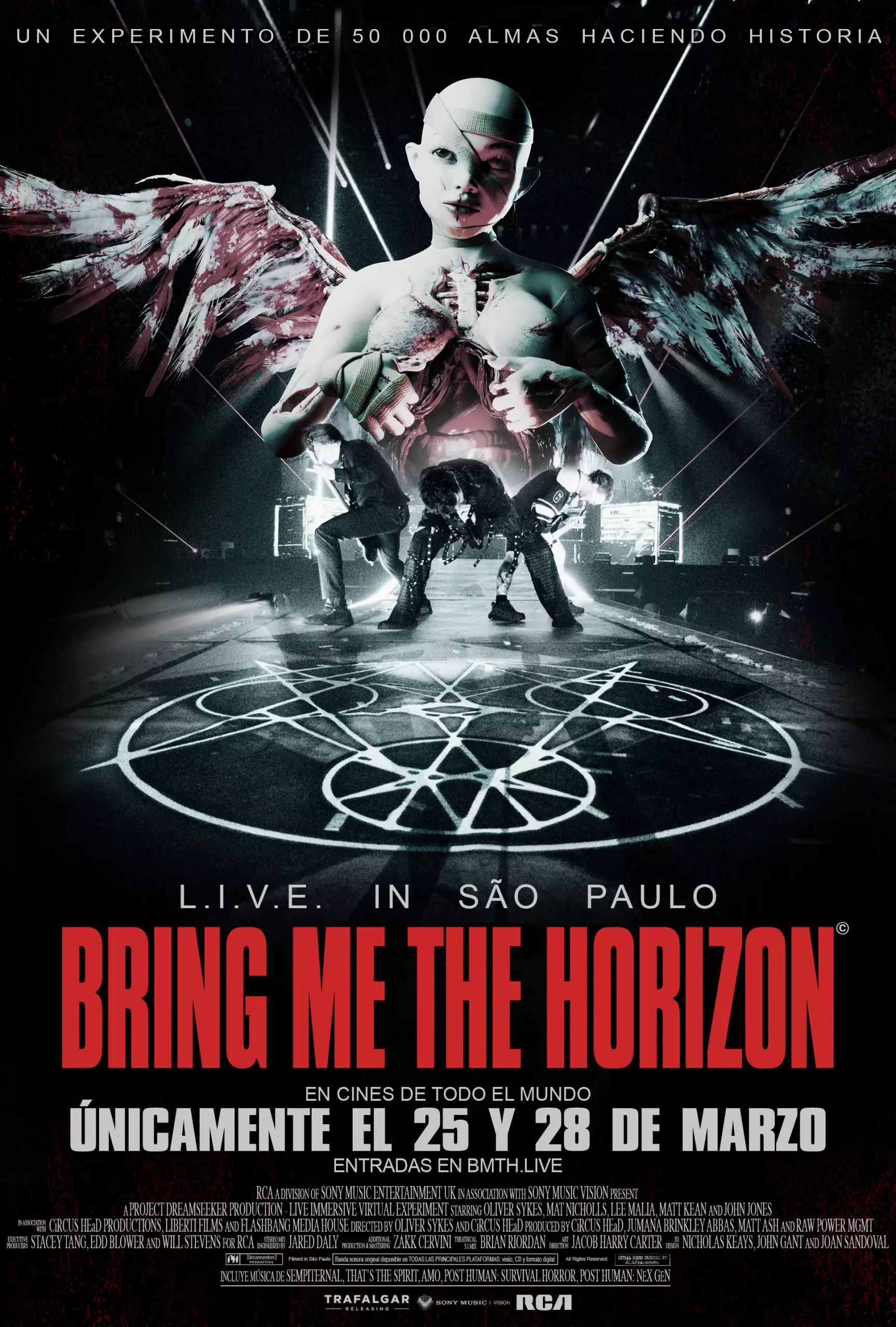 Bring Me The Horizon llegará a los cines de todo el mundo el próximo marzo con 'LIVE en São Paulo (Live Immersive Virtual Experiment)'
