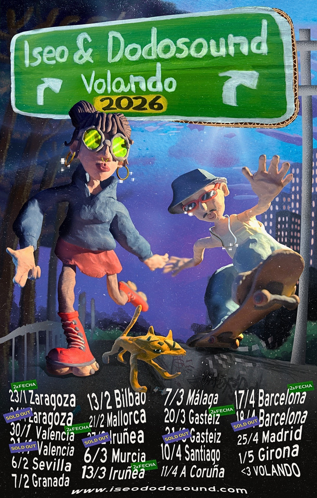 Iseo & Dodosound acaban de publicar su nuevo disco, 'Volando', y acto seguido se ven ya en la carretera con los conciertos de presentación