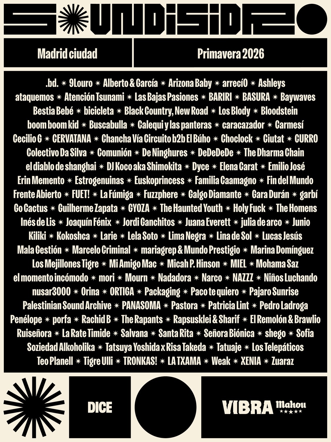 Más de 50 nuevas incorporaciones de artistas completan la programación de Sound Isidro 2026 con multitud de conciertos por todo Madrid