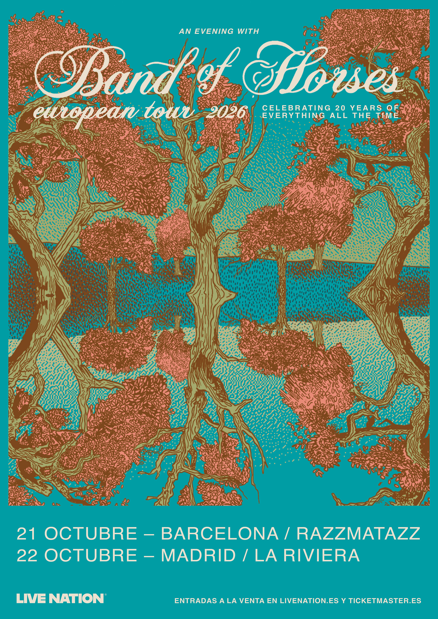 Band of Horses regresarán a España para dar dos conciertos en Barcelona (Razzmatazz) y Madrid (La Riviera) el próximo mes de octubre