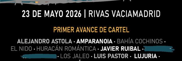 El Auditorio Miguel Ríos de Rivas Vaciamadrid acogerá el 23 de mayo el Festival Sáhara Libre para visibilizar la lucha del pueblo saharaui