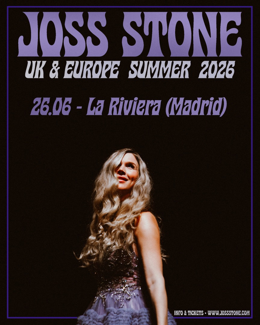 La artista británica Joss Stone anuncia conciertos en Barcelona y Madrid dentro de la gira europea que protagonizará en primavera y verano