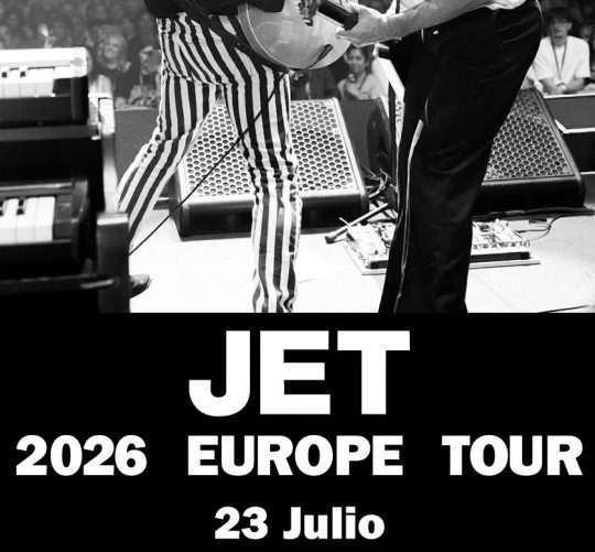 Jet regresan a España el próximo 23 de julio para dar un único concierto en La Riviera de Madrid. Las entradas cuestan 35 euros más gastos