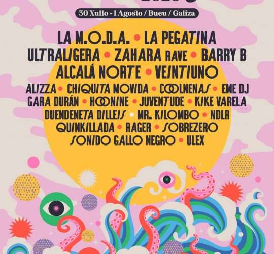 SonRías Baixas ha desvelado hoy la programación completa de su próxima edición, que se celebrará del 30 de julio al 1 de agosto de 2026