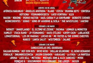 Extremúsika 2026 desvela el cartel por días que hará vibrar Cáceres este puente de mayo. La cita es en el Recinto Hípico durante tres días