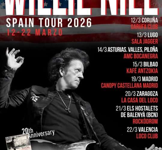 Willie Nile regresa a España para protagonizar una gira española con la que visitará ocho ciudades durante el mes de marzo de este 2026