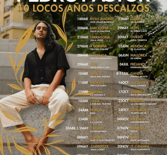 Pedro Pastor y su banda, Los Locos Descalzos, cumplen diez años y lo celebran con un álbum cuidadosamente producido y una gira de conciertos.