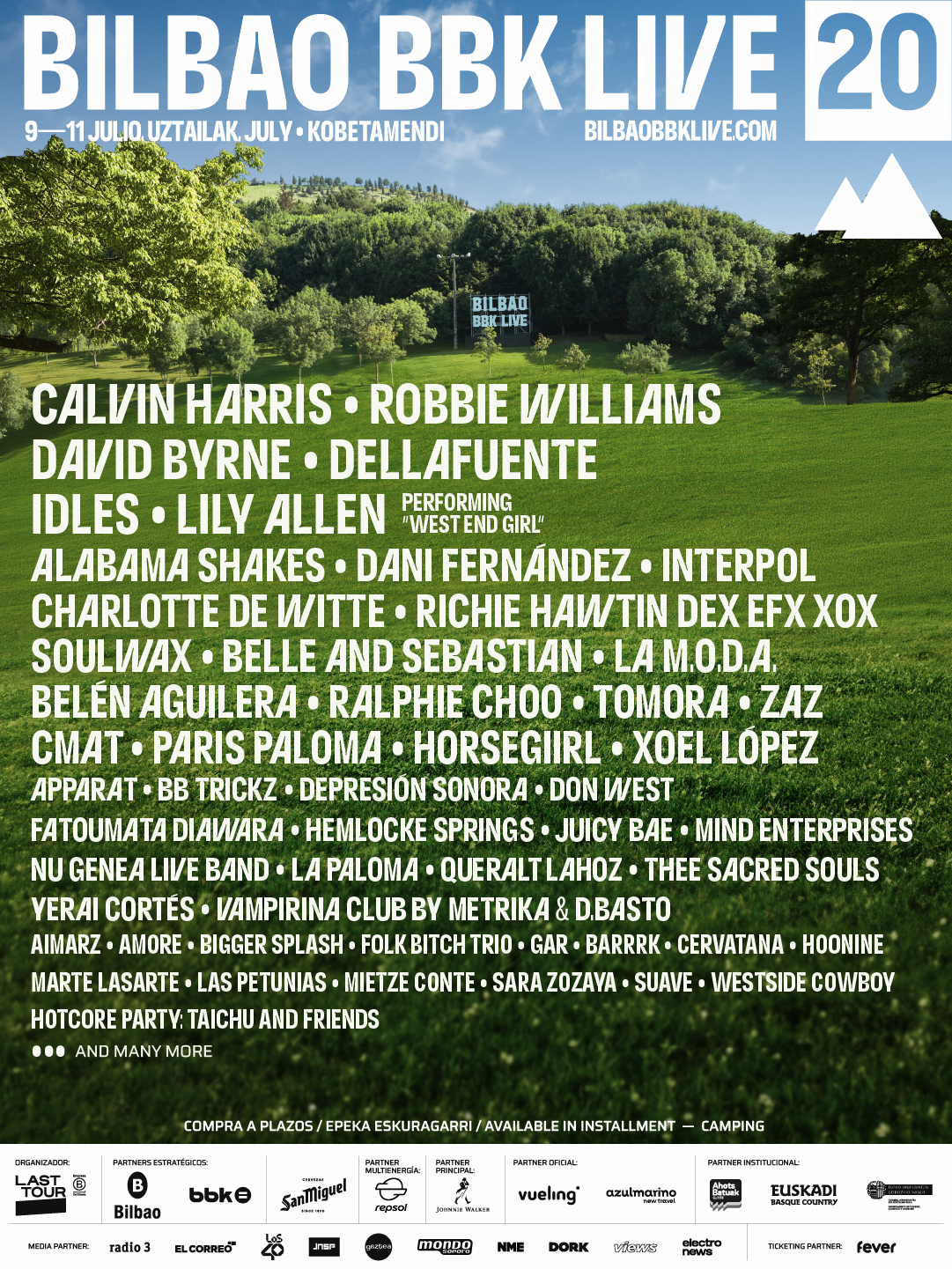 Bilbao BBK Live 2026 continúa desvelando nuevos nombres para la edición de su 20 aniversario, que se celebrará en julio en Kobetamendi.