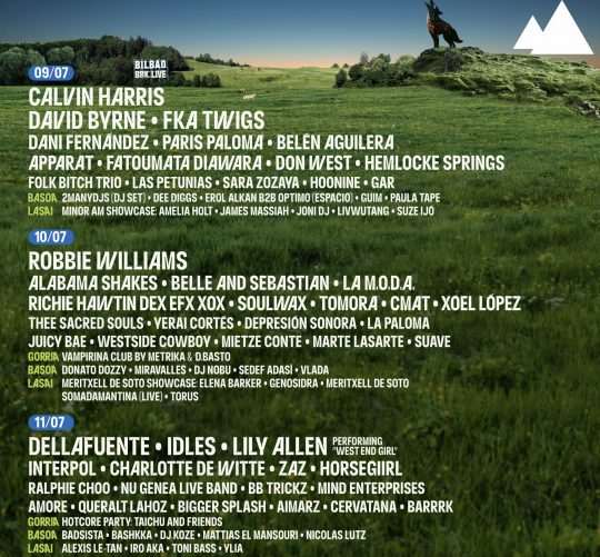 Bilbao BBK Live 2026 completa su cartel con FKA twigs y desvela la programación por días de su 20 aniversario, a celebrar de 9 a 11 de julio