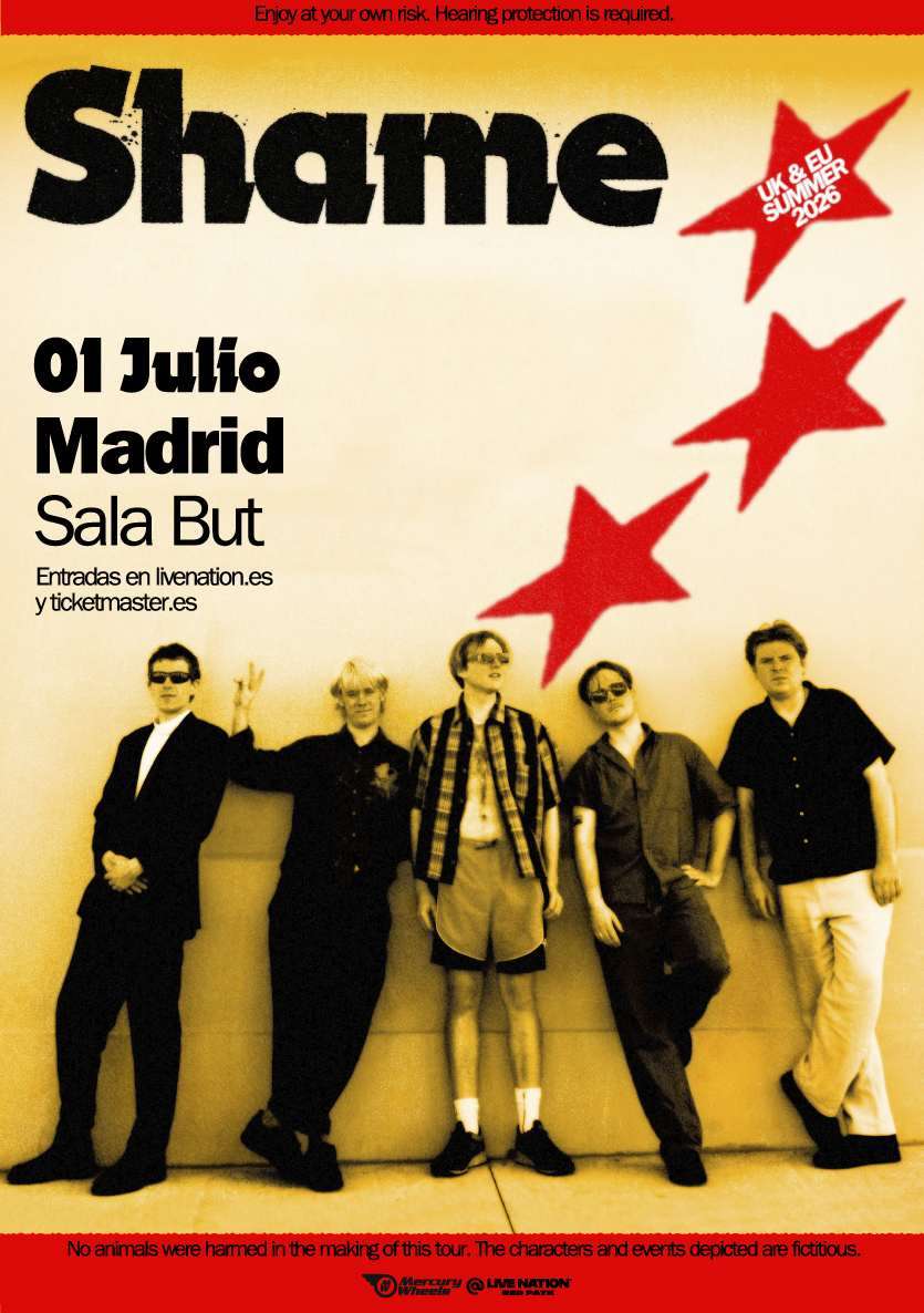 Shame anuncia su regreso a España dentro de su nueva gira UK & EU Summer 2026 con un concierto el próximo 1 de julio en la Sala But de Madrid