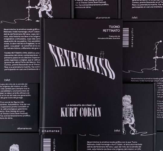 'Nevermind' es la novela gráfica con la que Tuono Pettinato rindió homenaje a Kurt Cobain, el alma atormentada detrás del fenómeno Nirvana.