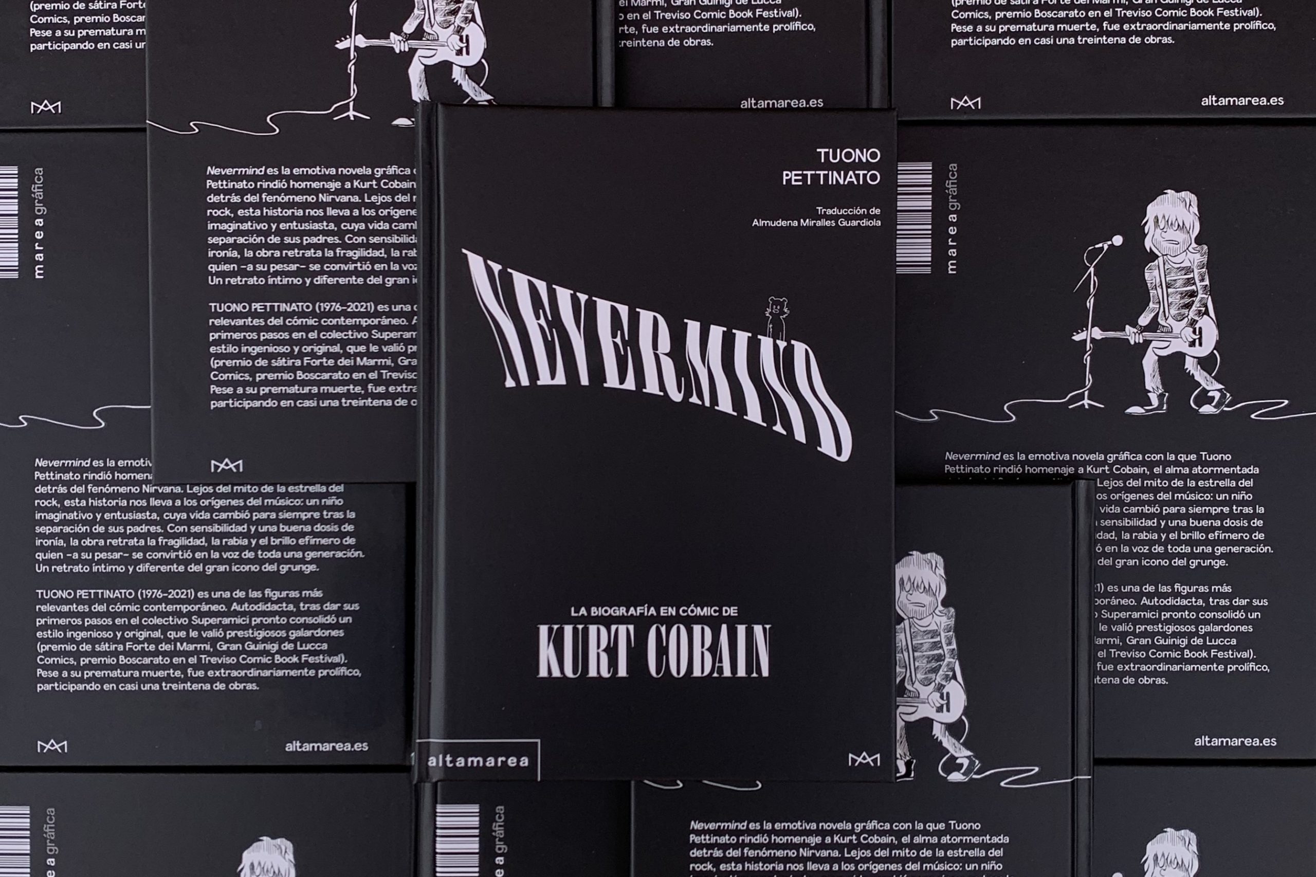 'Nevermind' es la novela gráfica con la que Tuono Pettinato rindió homenaje a Kurt Cobain, el alma atormentada detrás del fenómeno Nirvana.