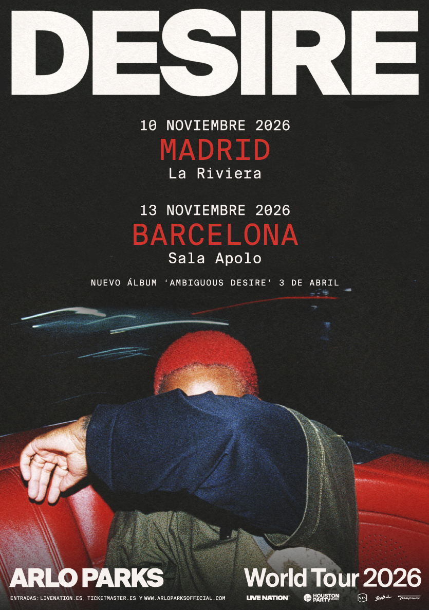 Arlo Parks anuncia conciertos en Madrid y Barcelona en noviembre de este 2026. Las citas son el día 10 en La Riviera y el 13 en la Sala Apolo