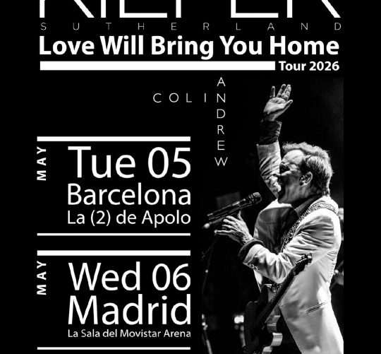 Kiefer Sutherland actuará en Barcelona y Madrid en mayo. Las entradas están a la venta en la web de Primavera Sound a un precio de 30 euros