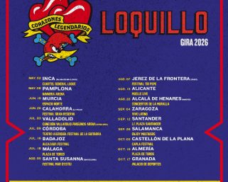 Loquillo sigue en la carretera con su gira de conciertos 'Corazones legendarios', que durante este 2026 visitará multitud de puntos de toda la geografía española
