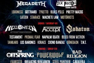 Barcelona Rock Fest 2026 anuncia el cartel completo de su décima edición al sumar una última tacada de bandas que tocarán en Santa Coloma
