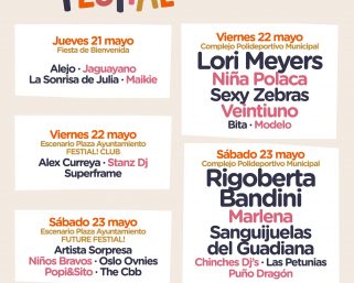 Festial! 2026 anuncia su cartel completo por días y regresa a Alcázar de San Juan la próxima primavera, del 21 al 23 del mes de mayo