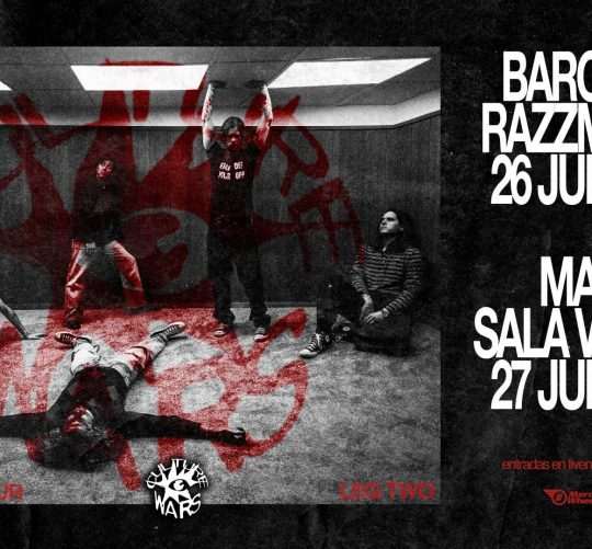 Culture Wars anuncia dos conciertos en salas en España (Barcelona y Madrid) el próximo mes de junio dentro de su esperada gira mundial.