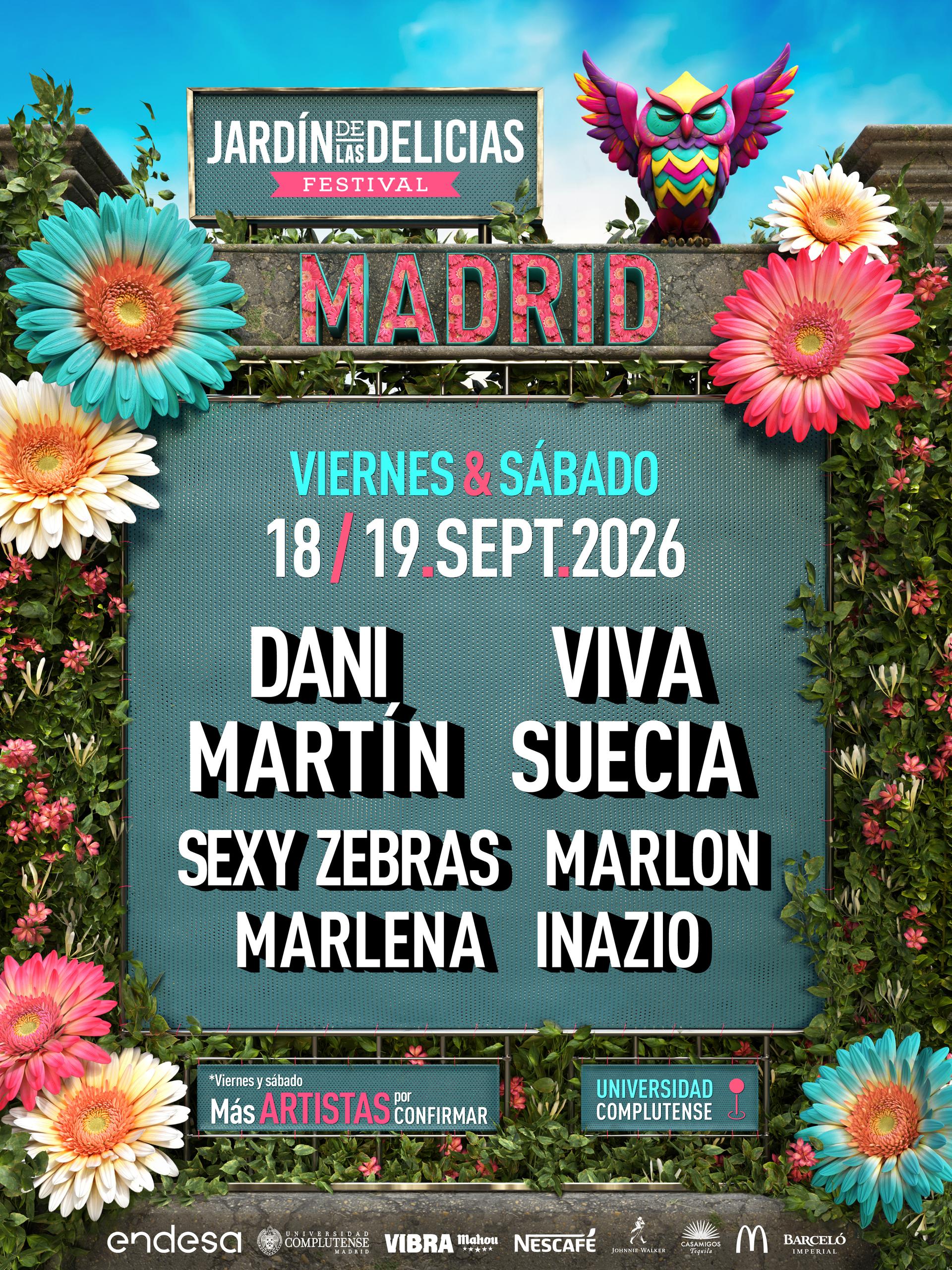 El Jardín de las Delicias empieza a abrir sus puertas para su edición de 2026, de nuevo con el apoyo de la Universidad Complutense de Madrid