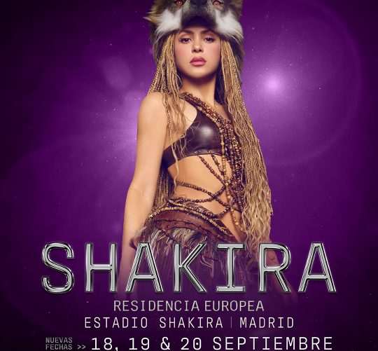 Toda la información para conseguir comprar las entradas para alguno de los seis conciertos de Shakira en Madrid en septiembre de 2026