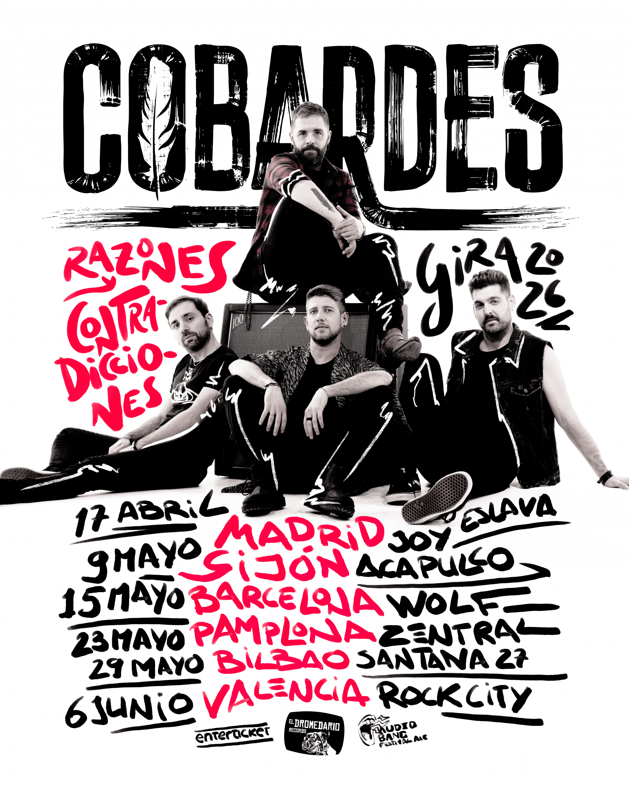 La banda de rock urbano Cobardes lanza 'En estado de coma'. Un nuevo sencillo ya disponible en plataformas digitales musicales habituales