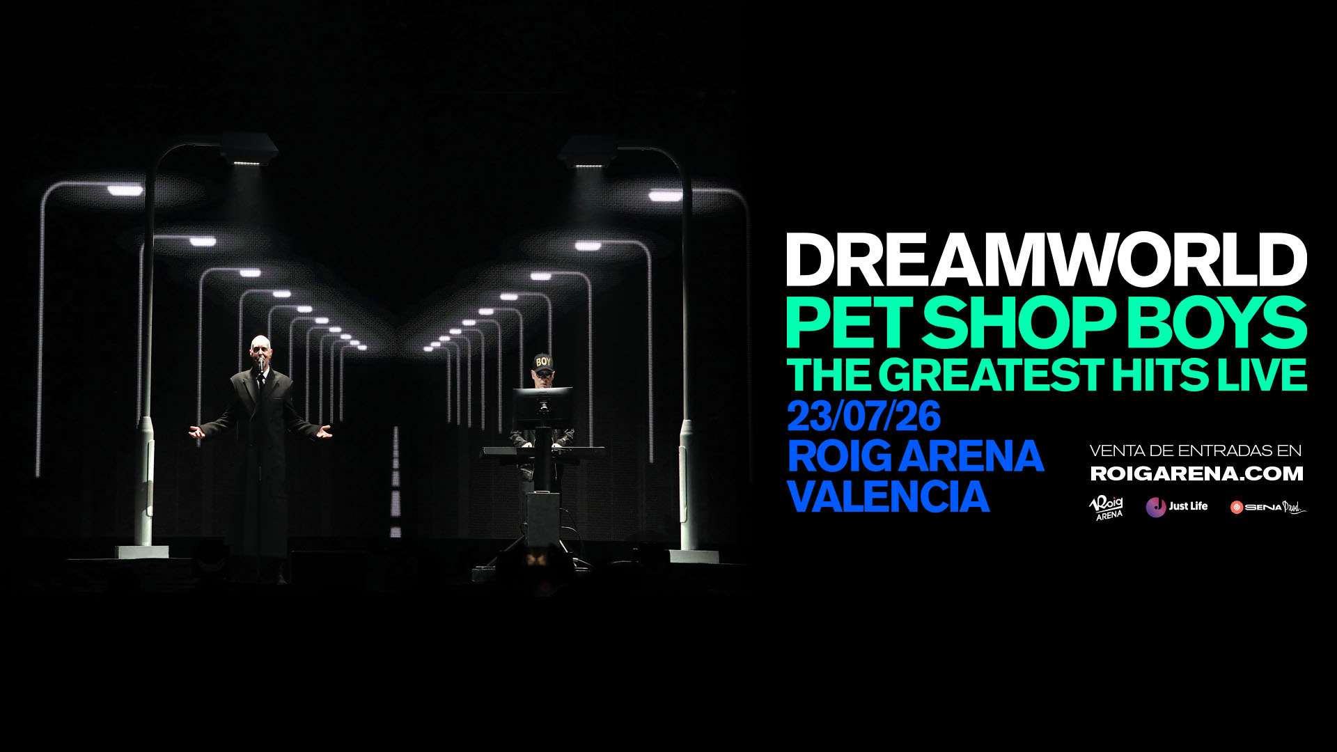 Pet Shop Boys anuncia concierto en el Roig Arena de Valencia el próximo jueves 23 de julio. Dos días después el dúo actuará en Santander.