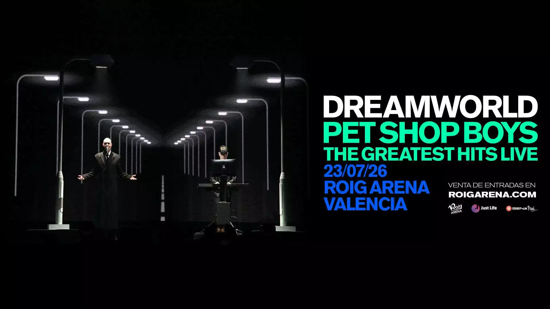 Pet Shop Boys anuncia concierto en el Roig Arena de Valencia el próximo jueves 23 de julio. Dos días después el dúo actuará en Santander.
