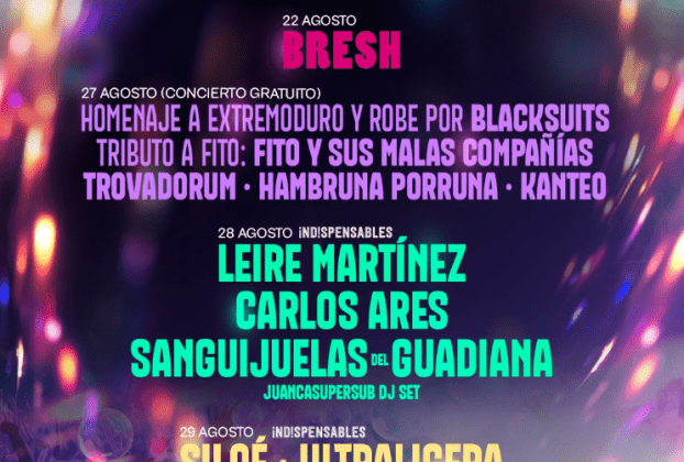 Los conciertos de la Feria y Fiestas de San Julián 2026 en Cuenca ya tienen protagonistas y fechas, como siempre a finales del mes de agosto