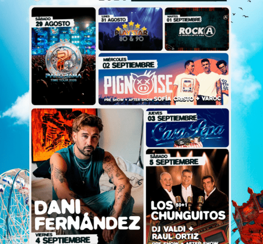 Ya se conoce la programación de conciertos de la Feria y Fiestas de Daimiel 2026, que serán a finales de agosto y primeros de septiembre