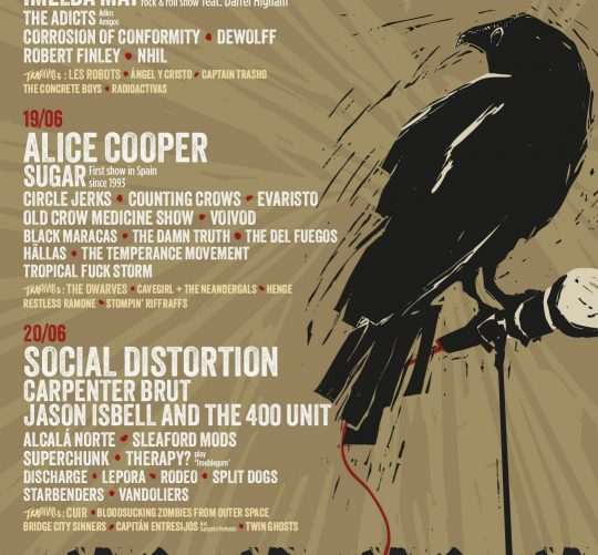 Azkena Rock Festival 2026 presenta su cartel completo y por días. Las últimas bandas son Carpenter Brut, Robert Finley y Black Maracas