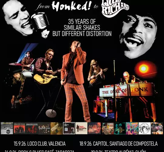 La banda sueca Diamond Dogs volverá a los escenarios el próximo mes de septiembre con una gira española que recorrerá distintas ciudades