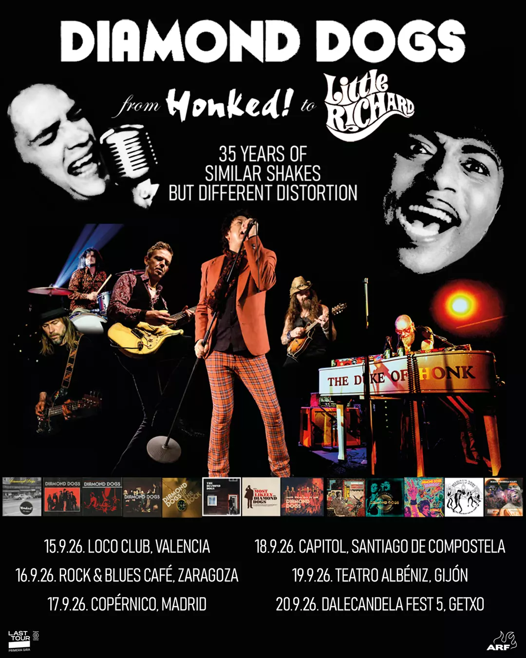 La banda sueca Diamond Dogs volverá a los escenarios el próximo mes de septiembre con una gira española que recorrerá distintas ciudades