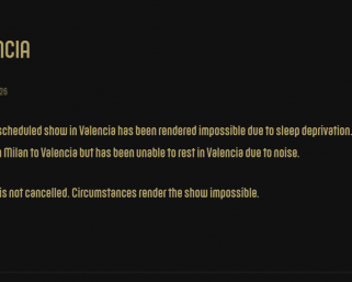 Morrissey cancela el concierto de hoy en Valencia