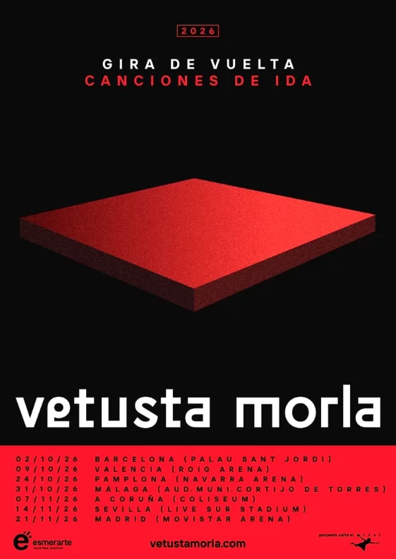 Ya conocemos las fechas y ciudades de los conciertos confirmados de la gira de Vetusta Morla para el próximo otoño del presente año 2026