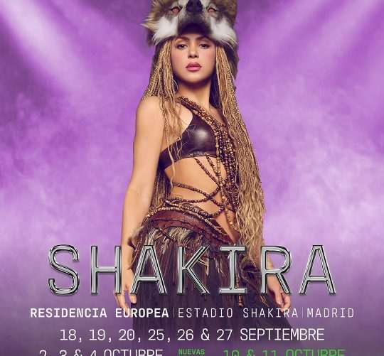 Shakira bate récord de ventas al vender más de 450.000 entradas en pocas horas para los nueve conciertos que tenía anunciados en Madrid
