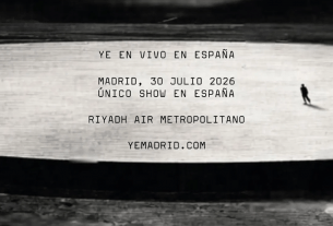 Kanye West (Ye) anuncia concierto en el Estadio Riyadh Aire Metropolitano de Madrid el 30 de julio de 2026
