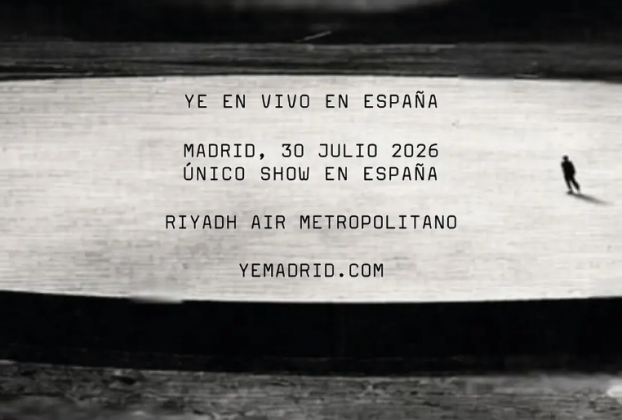 Kanye West (Ye) anuncia concierto en el Estadio Riyadh Aire Metropolitano de Madrid el 30 de julio de 2026