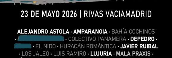 El recinto ferial del Auditorio Miguel Ríos de Rivas Vaciamadrid acogerá el próximo sábado día 23 de mayo el Festival Sáhara Libre