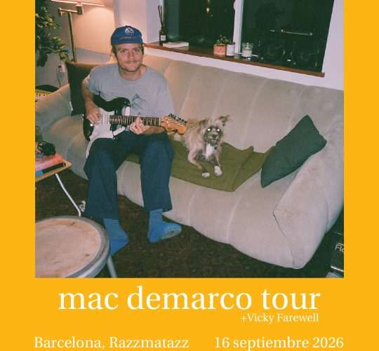 Mac DeMarco anuncia dos próximos conciertos en Barcelona y Madrid: el 16 de septiembre en Razzmatazz y el 18 de septiembre en La Riviera