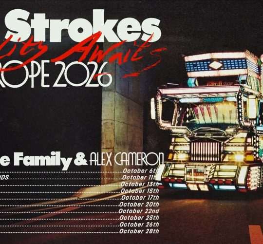 23 años después de su último concierto en arena en Barcelona, The Strokes anuncian su vuelta a la ciudad condal el día 20 de octubre de 2026