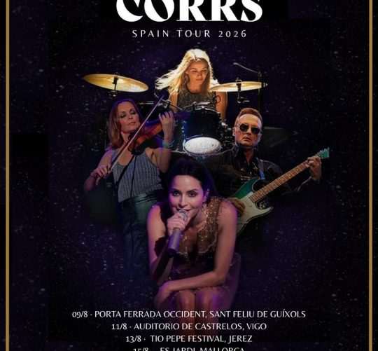 The Corrs vuelve a los escenarios de España en 2026 con una serie de cuatro conciertos el próximo mes de agosto.