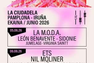 El festival En Vivo 2026 de Pamplona suma a ETS y desvela su cartel por días. El evento se celebrará los días 5 y 6 de junio en la Ciudadela