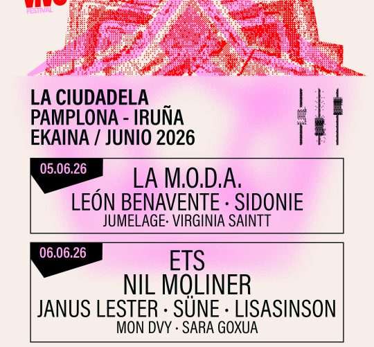 El festival En Vivo 2026 de Pamplona suma a ETS y desvela su cartel por días. El evento se celebrará los días 5 y 6 de junio en la Ciudadela